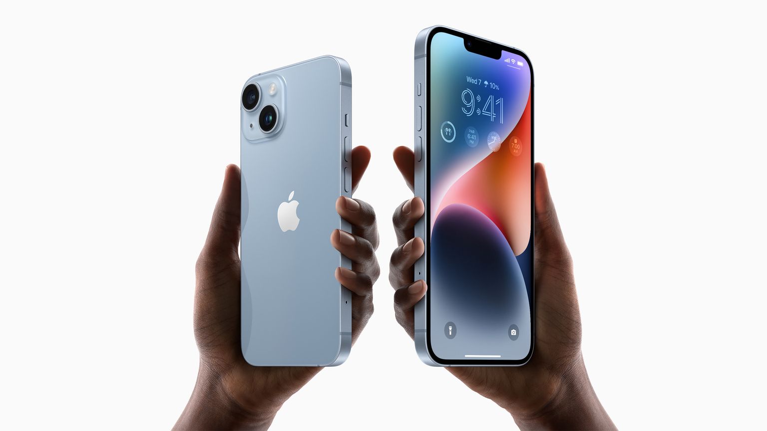 Pildil on Apple´i viimased mudelid iPhone 14 ja iPhone 14 Plus. Uutel telefonidel võib tavamudeli ja kallima mudeli erinevus olla suurem.