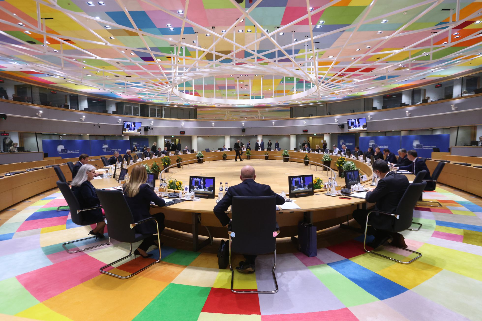 ELi liikmesmaade liidrid Euroopa Ülemkogu kohtumisel Brüsselis.