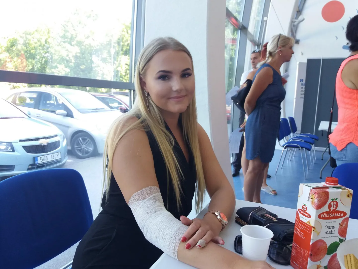Teele Toom andis verd esimest korda.