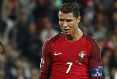 Pettunud Cristiano Ronaldo. Foto: