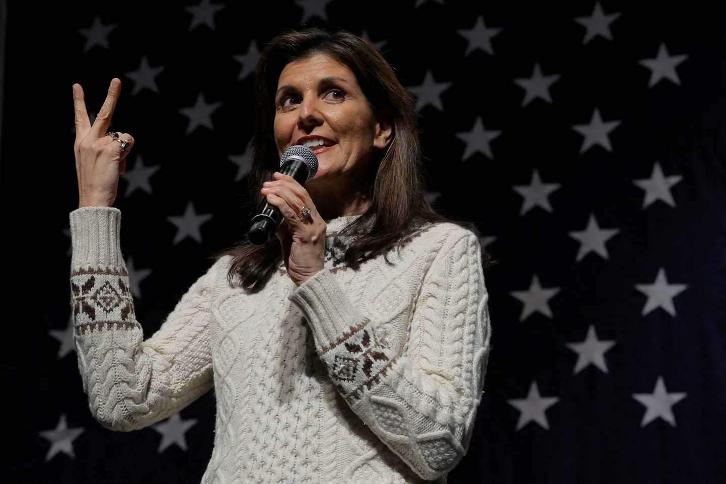 Nikki Haley kampaaniaüritusel New Hampshire'is.