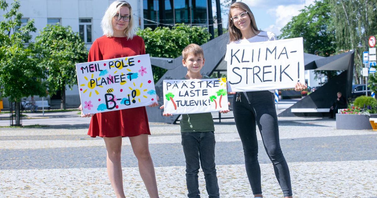 Piltuudis: lapsed võitlevad maakera tuleviku eest