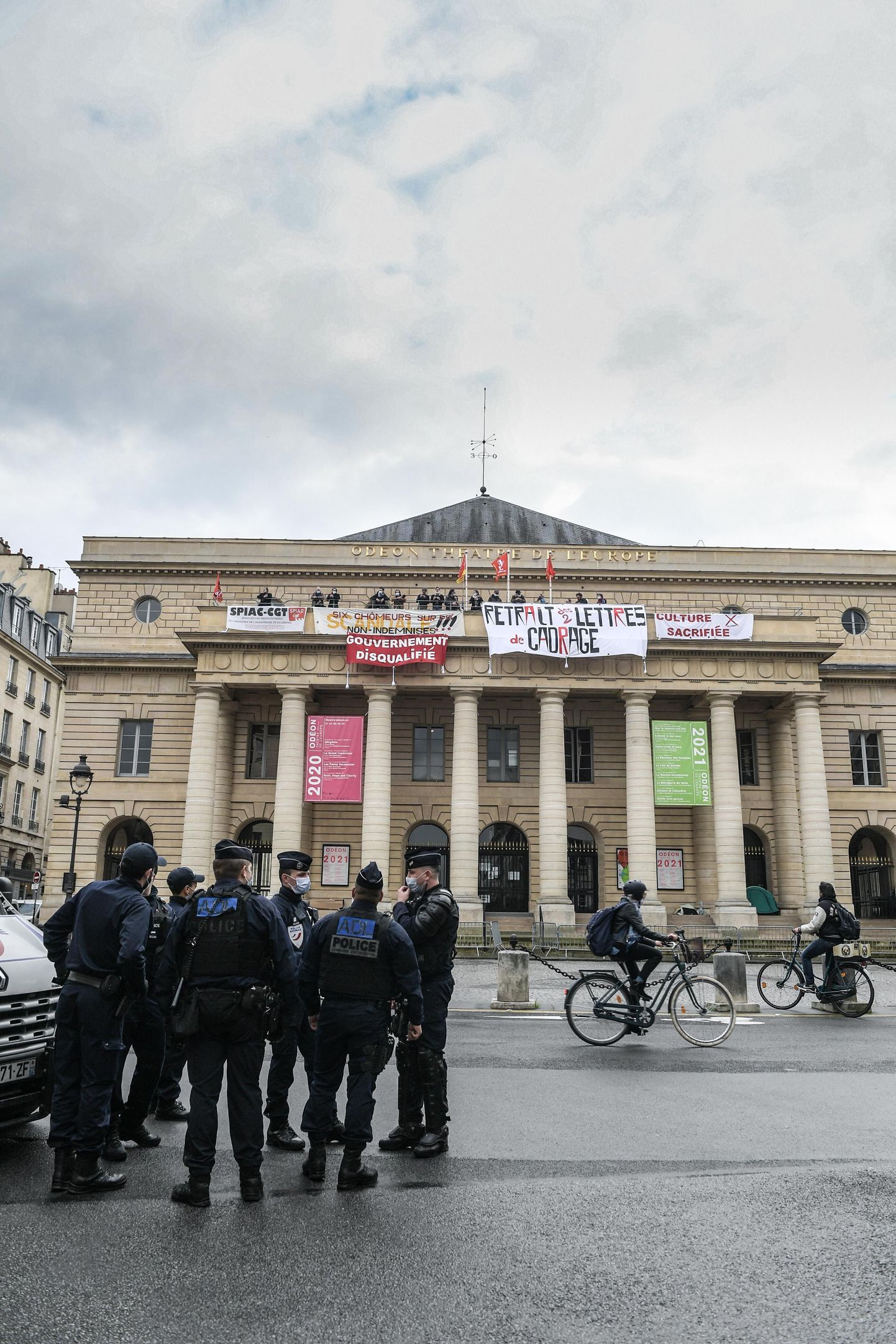 Odéoni teater Pariisis 4. märts 2021.