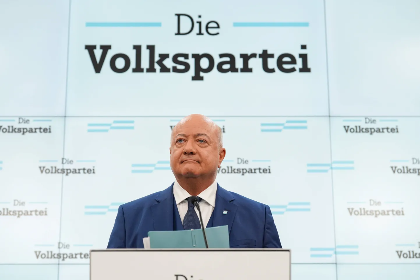 Austria eeldatav tulevane kantsler, konservatiivse Rahvapartei (ÖVP) esimees Christian Stocker. 12. veebruar 2025.