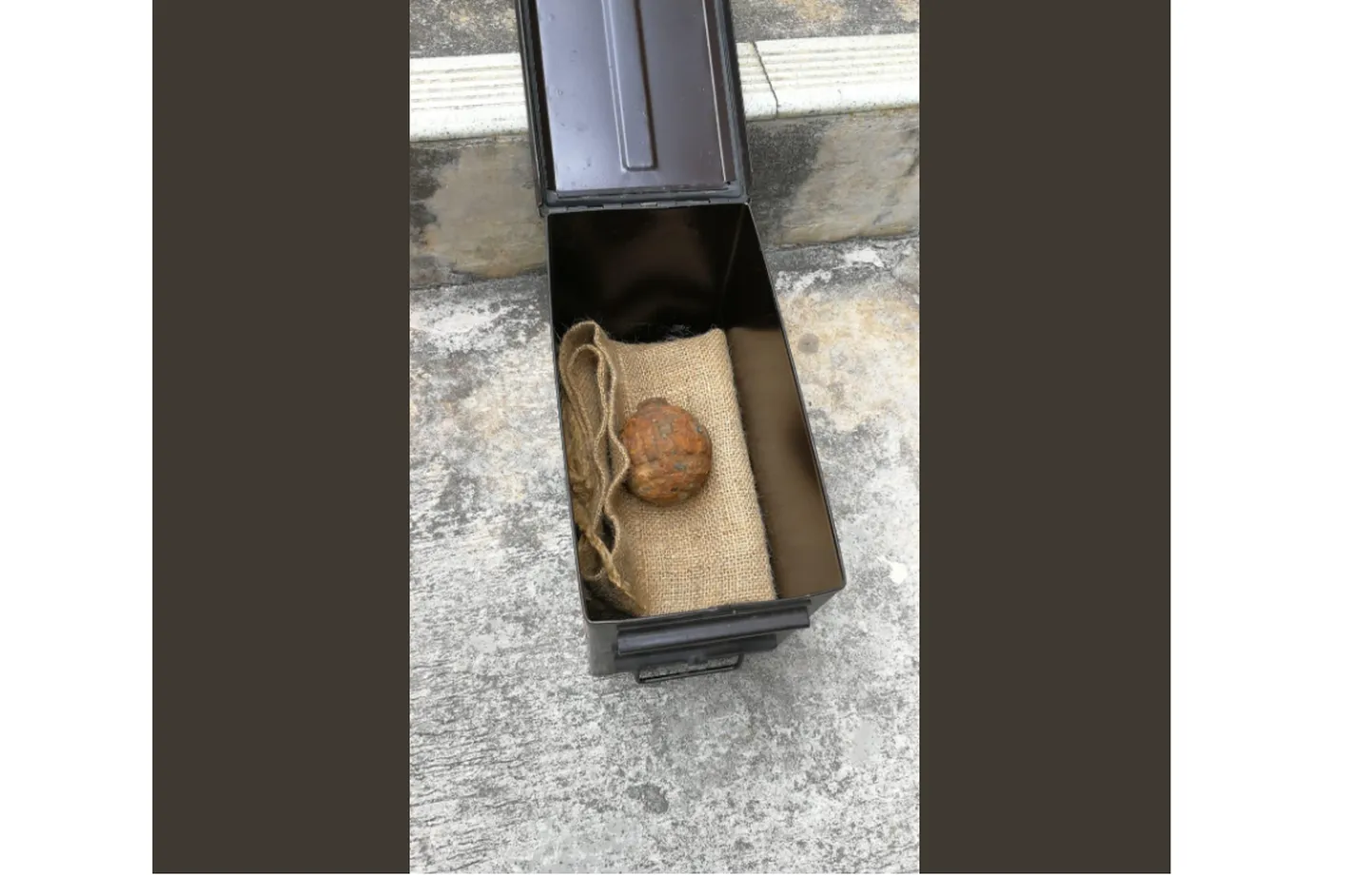 Esimese maailmasõja aegne granaat.