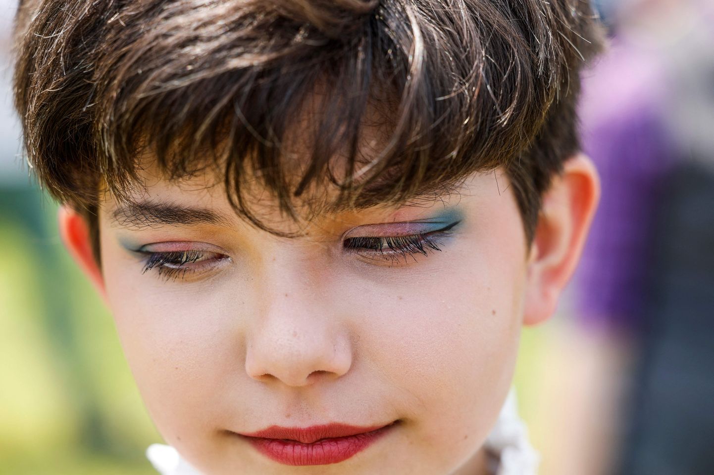 12-aastane Niko Fields transsooliste noorte festivalil Trans Youth Prom, mis toimus USA pealinnas Washington DCs  22. mail 2023.