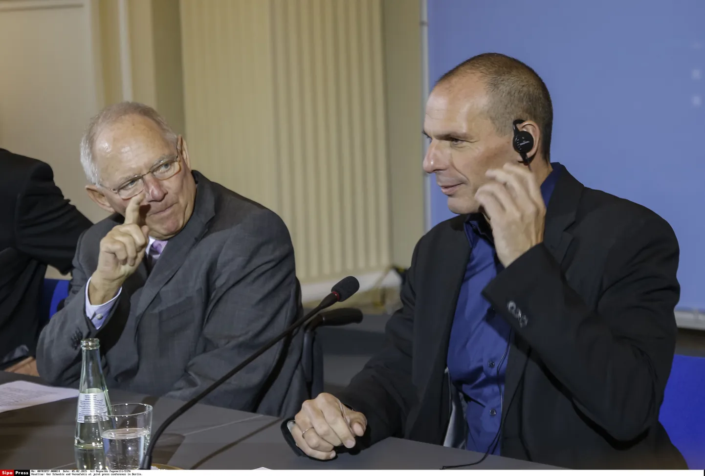 Saksamaa rahandusminister Wolfgang Schäuble ja Kreeka endine rahandusminister Yanis Varoufakis.
