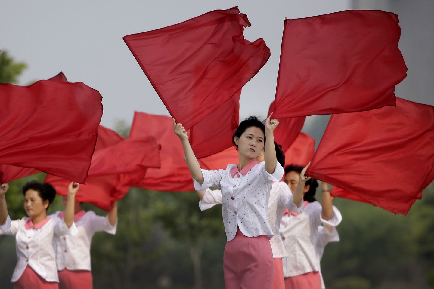 Põhja-Korea tantsutüdrukud