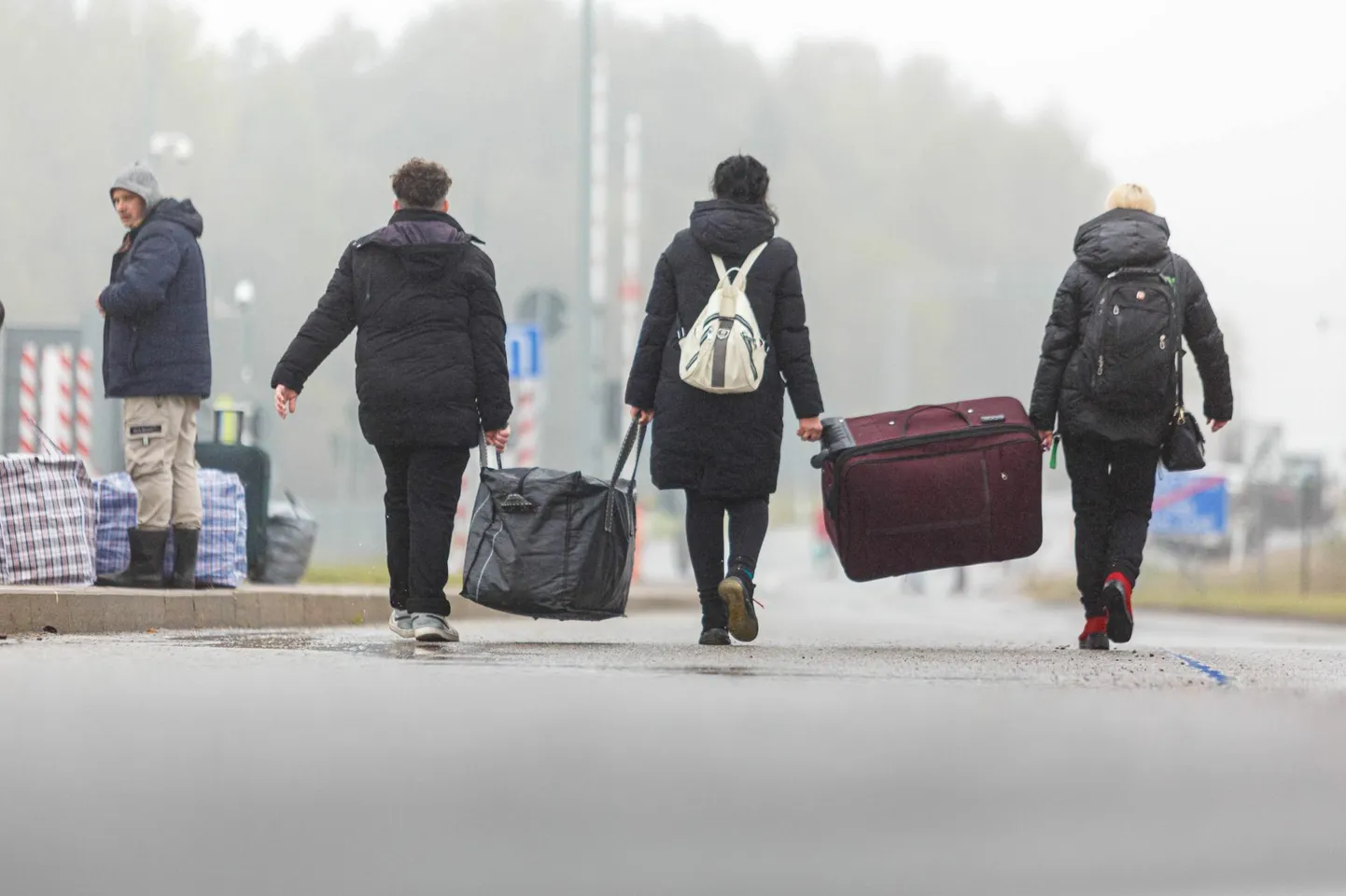Luhamaa piiripunkt Võrumaal. Pilt on illustratiivne.