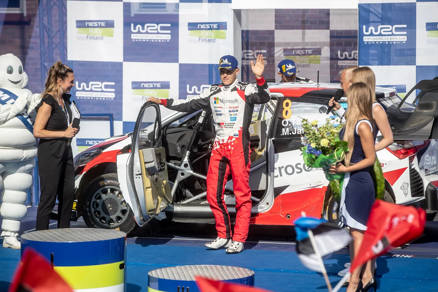 Ott Tänak ja Martin Järveoja Soome MM-rallil.