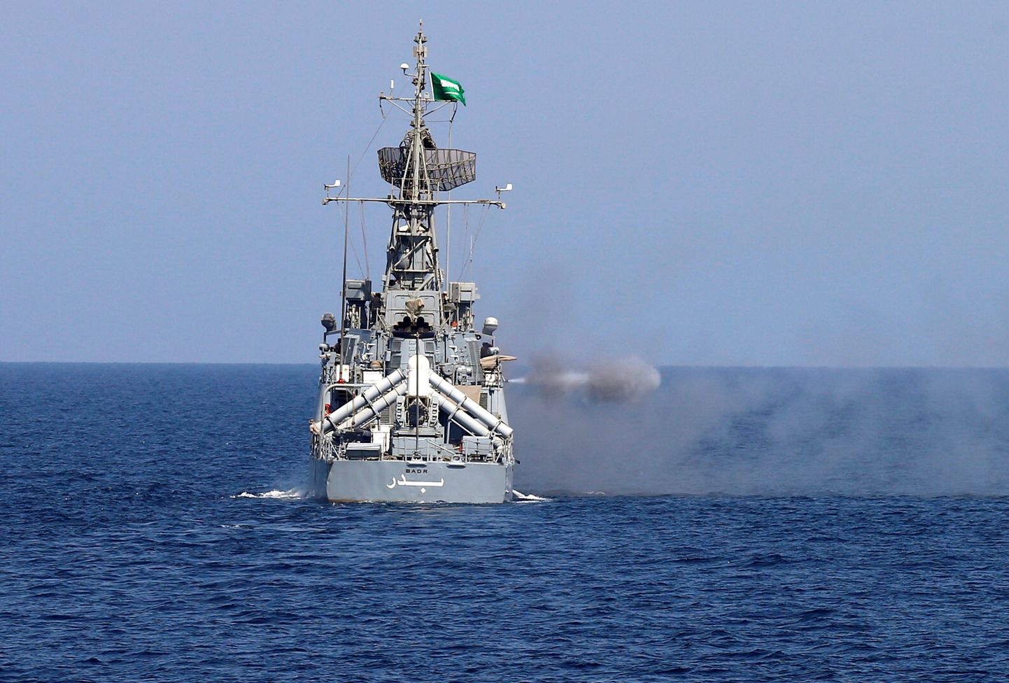 Saudi Araabia sõjalaev.