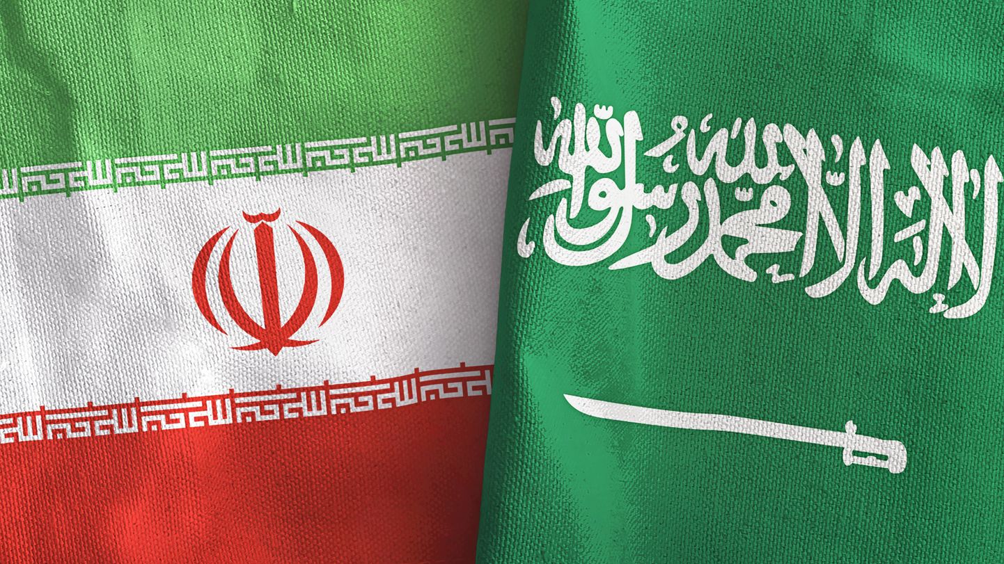 Väidetavalt diplomaatiliselt sügavkülmutatud olekusse määratud Iraan taastas just Hiina vahendatud tehingu käigus diplomaatilised suhted oma peavaenlase Saudi Araabiaga. Pildil mõlema riigi lipp.
