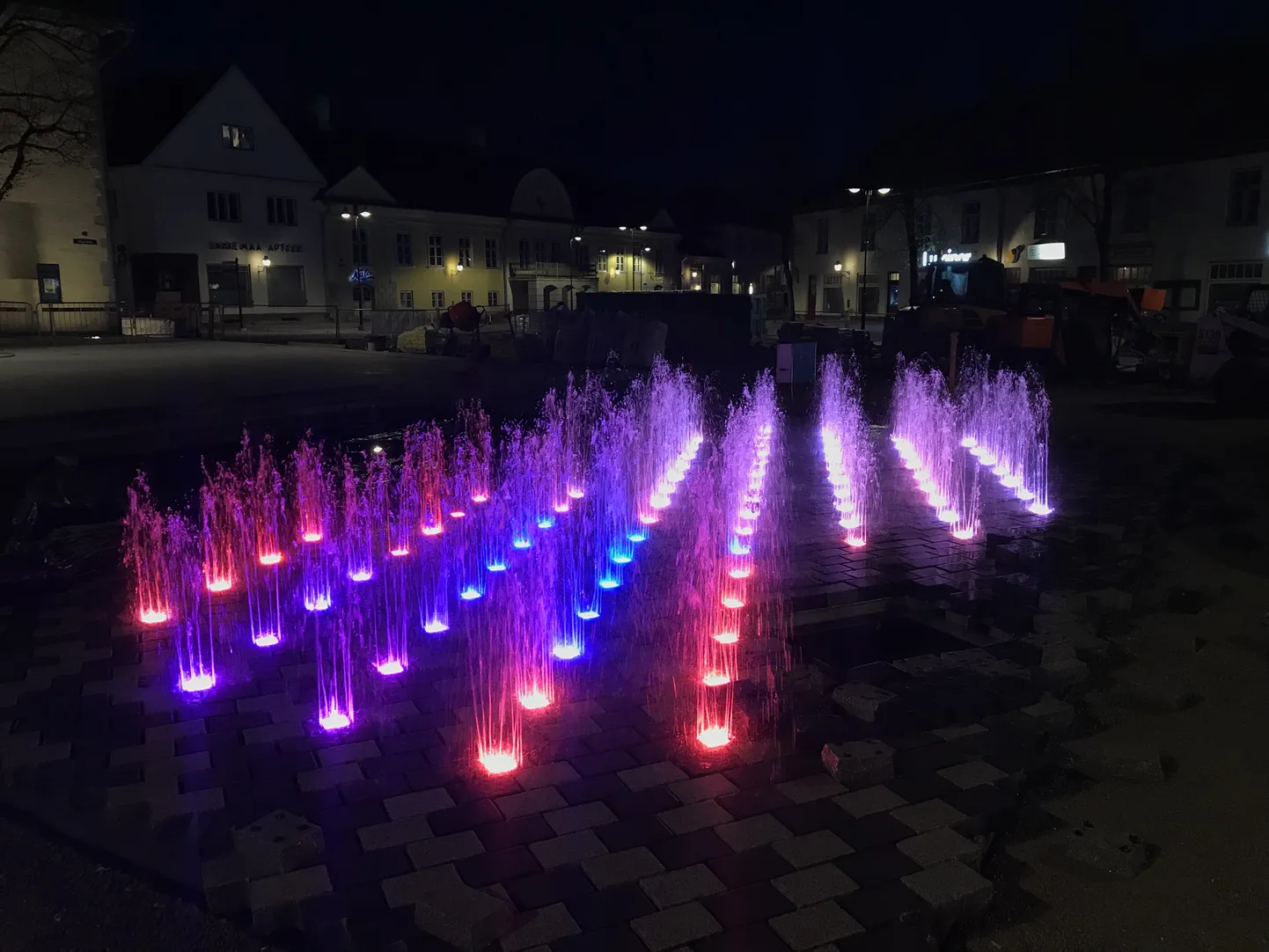 Kuressaare linna purskkaev.