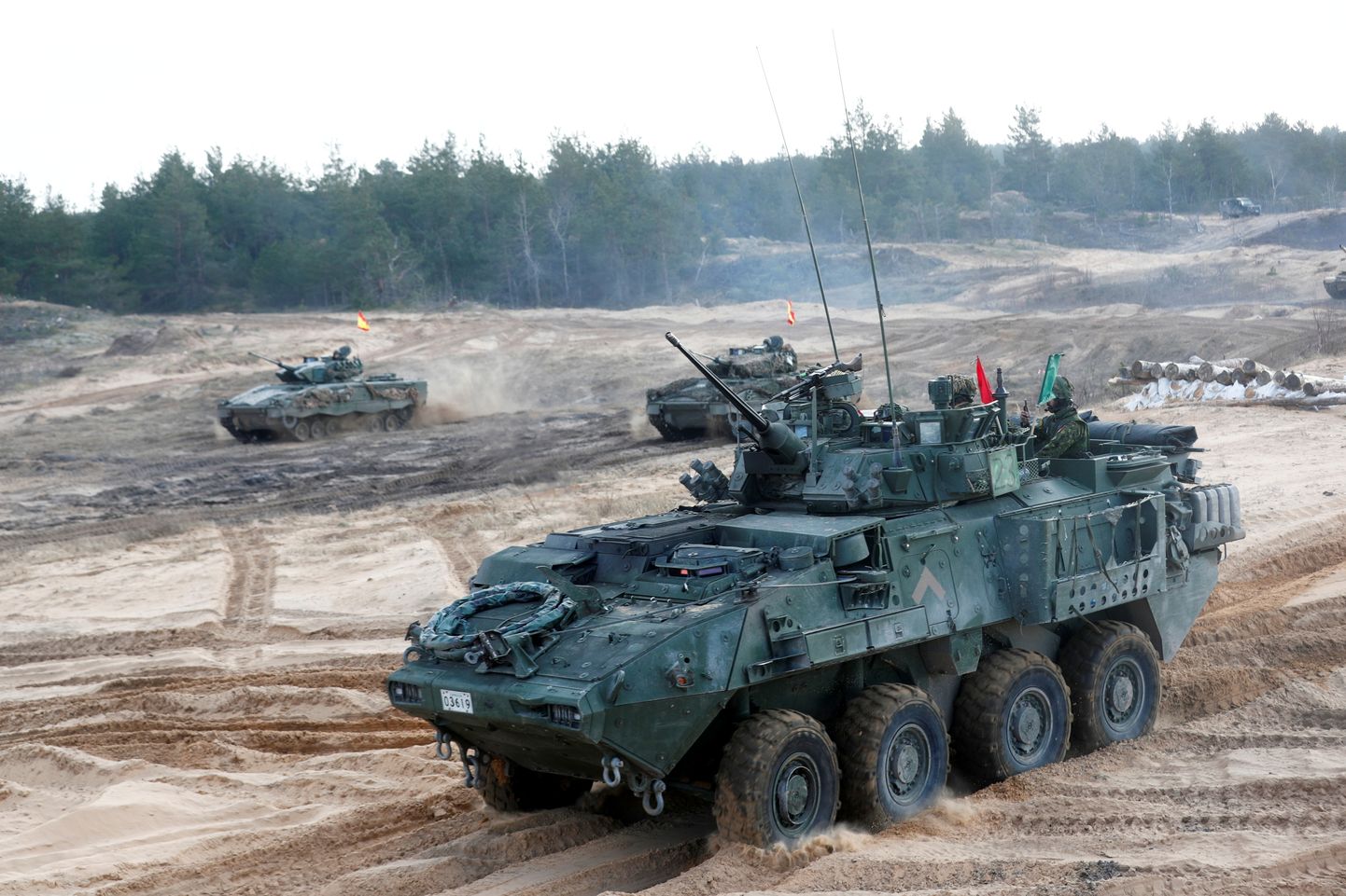 Tanks "Leopard 2". Ilustratīvs attēls.