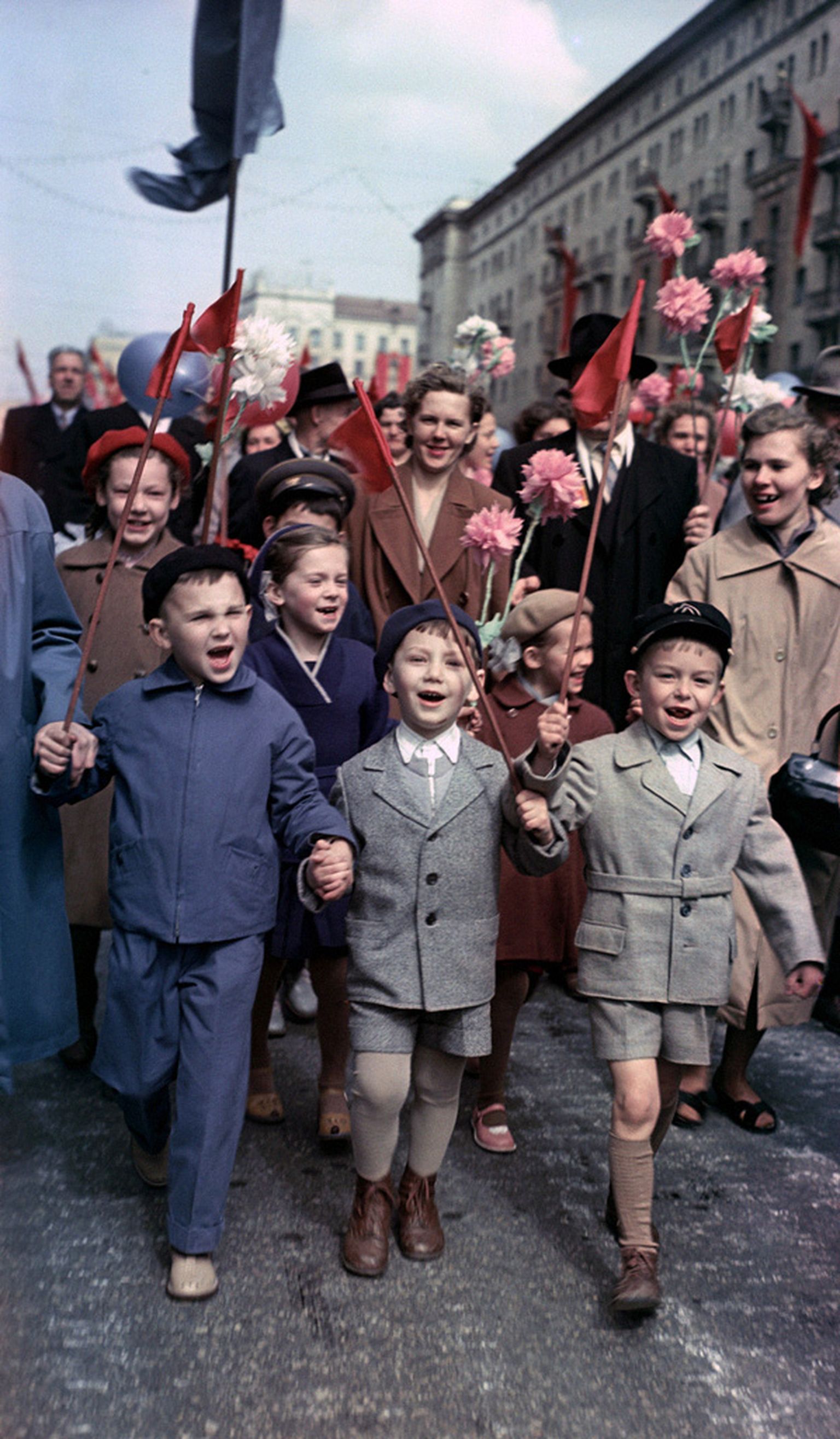 1. mai tähistamine Moskvas 1960. aastal. Pilt on illustratiivne.