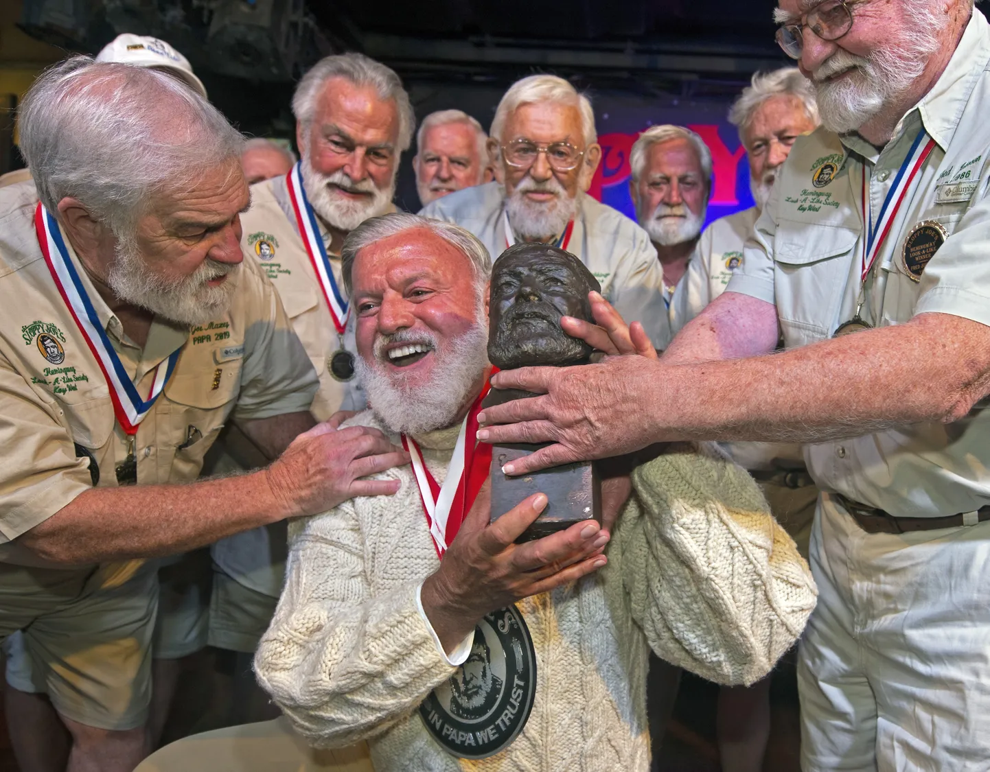 Ernest Hemingway teisikute võistluse tänavune võitja.