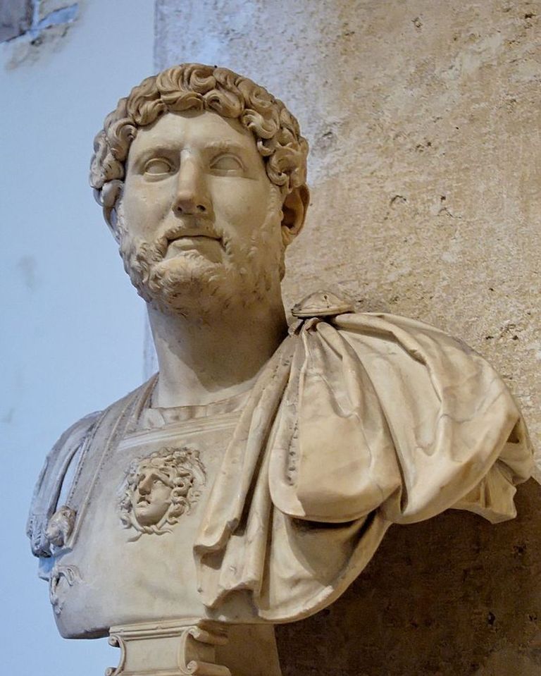 Rooma keiser Hadrianus (76 - 138 pKr) / wikipedia.org