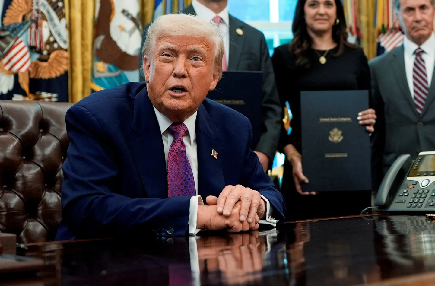 USA president Donald Trump.