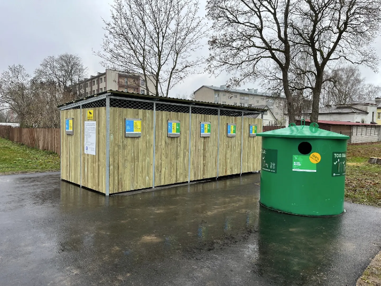 Tapa linna jäätmemaja.