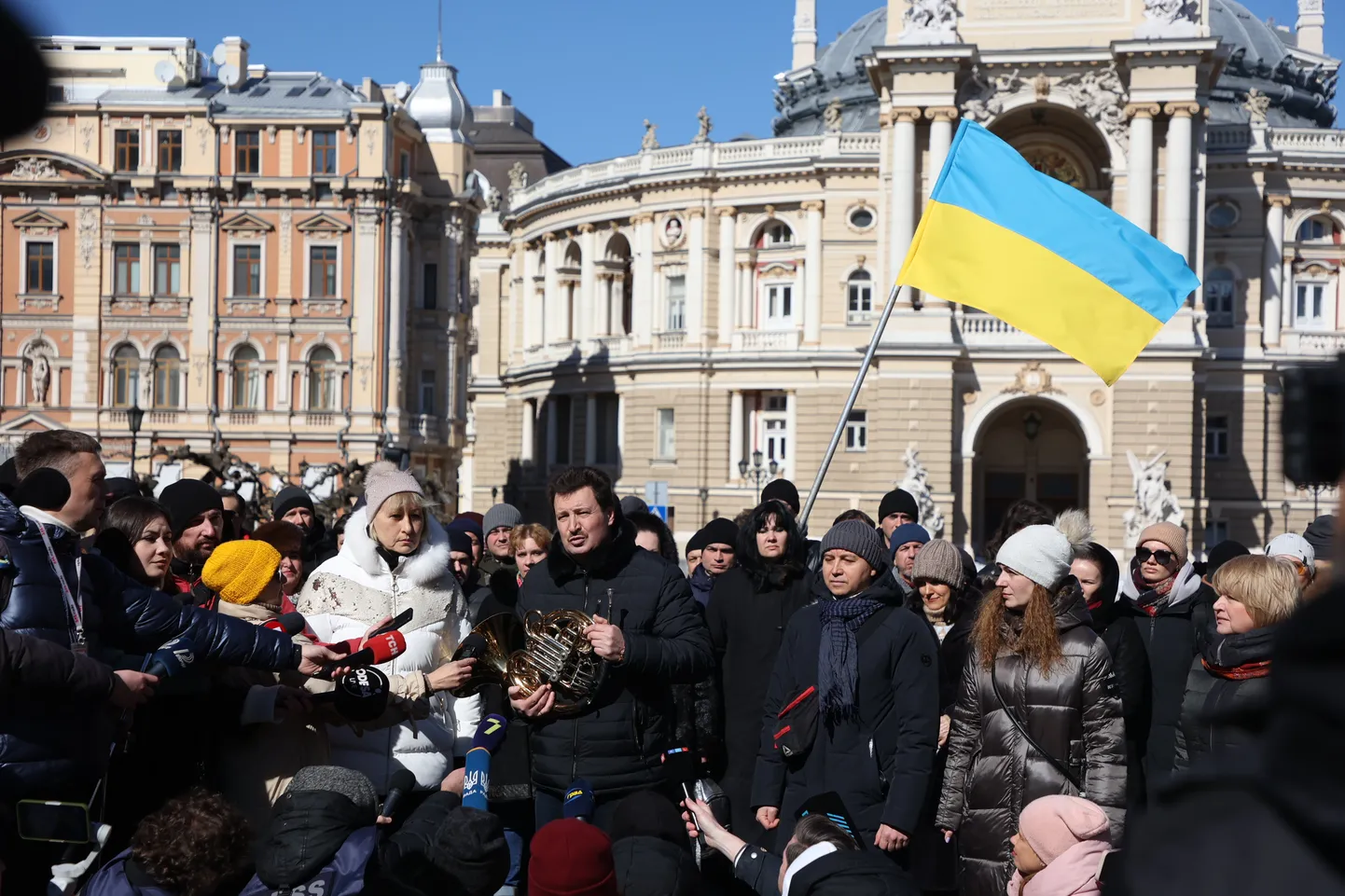Kontsert Odessa ooperimaja ees