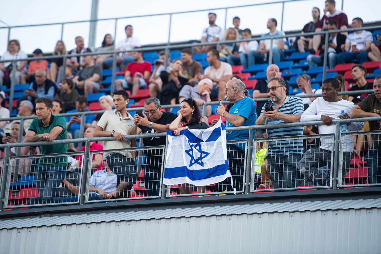 Foto: EČ kvalifikācijas turnīra spēle futbolā: Latvija - Izraēla