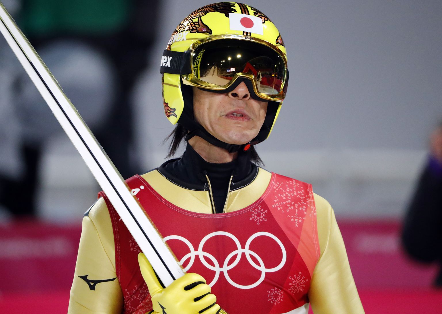Noriaki Kasai 2018. aasta Pyeongchangi olümpiamängudel.