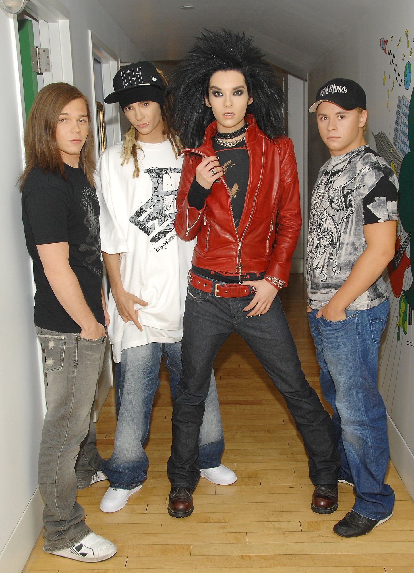 Ansambel Tokio Hotel: George Listing,Tom Kaulitz, Bill Kaulitz ja Gustav Schaefer
