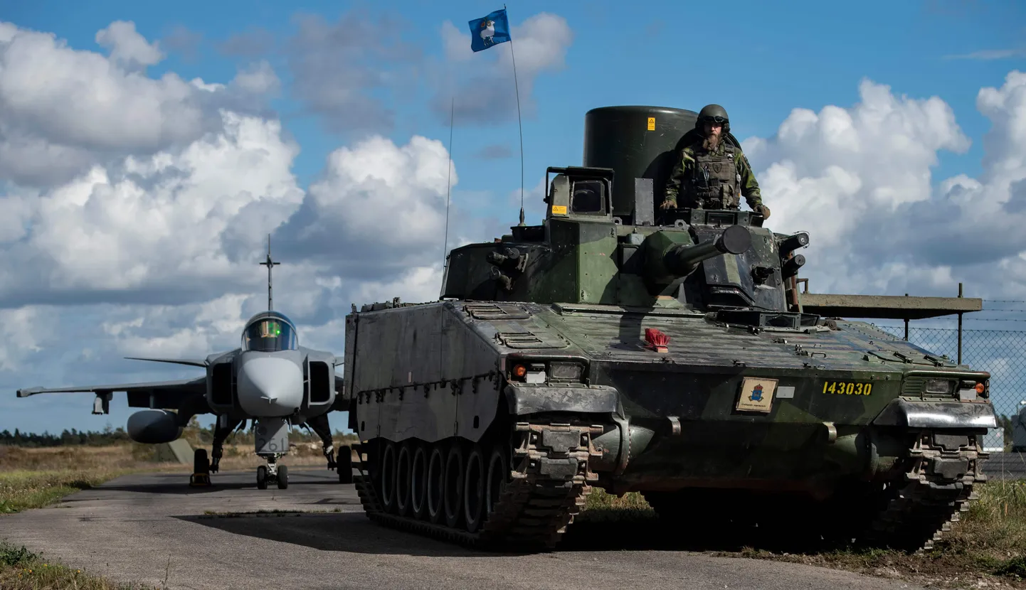 Zviedrijas  bruņotie spēki Gotlandē. 25.augusts, 2020