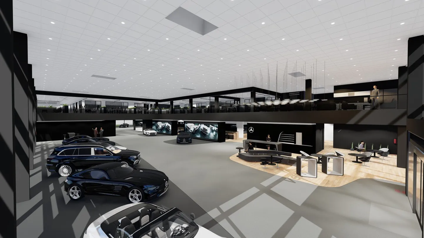 В Пеэтри построят автоцентр Mercedes-Benz.