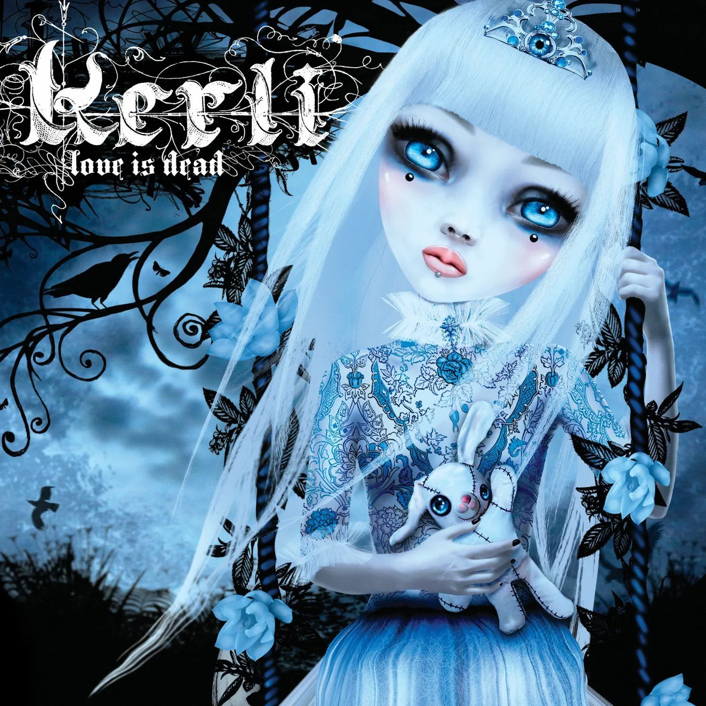 Kerli Kõivu esimese albumi "Love Is Dead" kaanekujundus