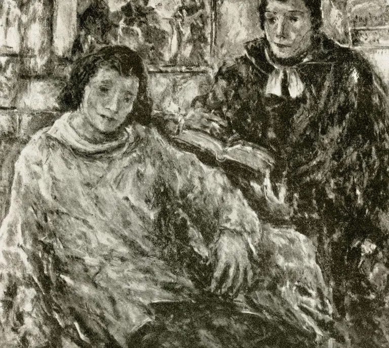 Johannes Greenberg. Trööstija. 1940. Õli