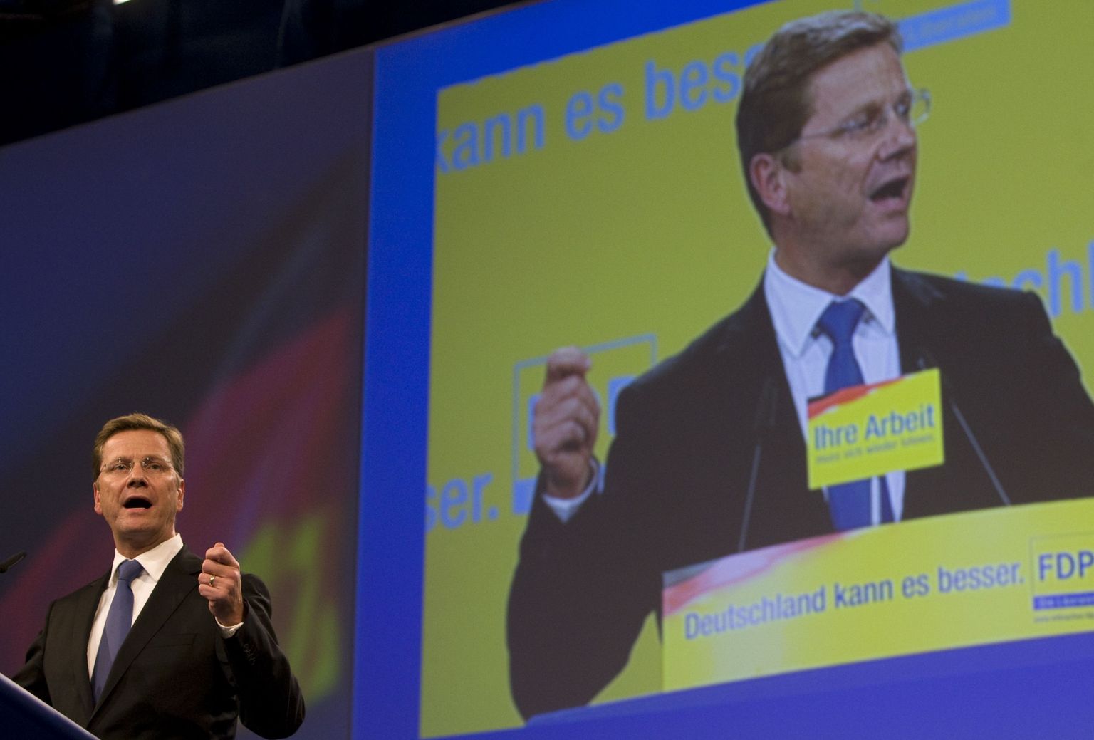 Vabade demokraatide (FDP) liider Guido Westerwelle.