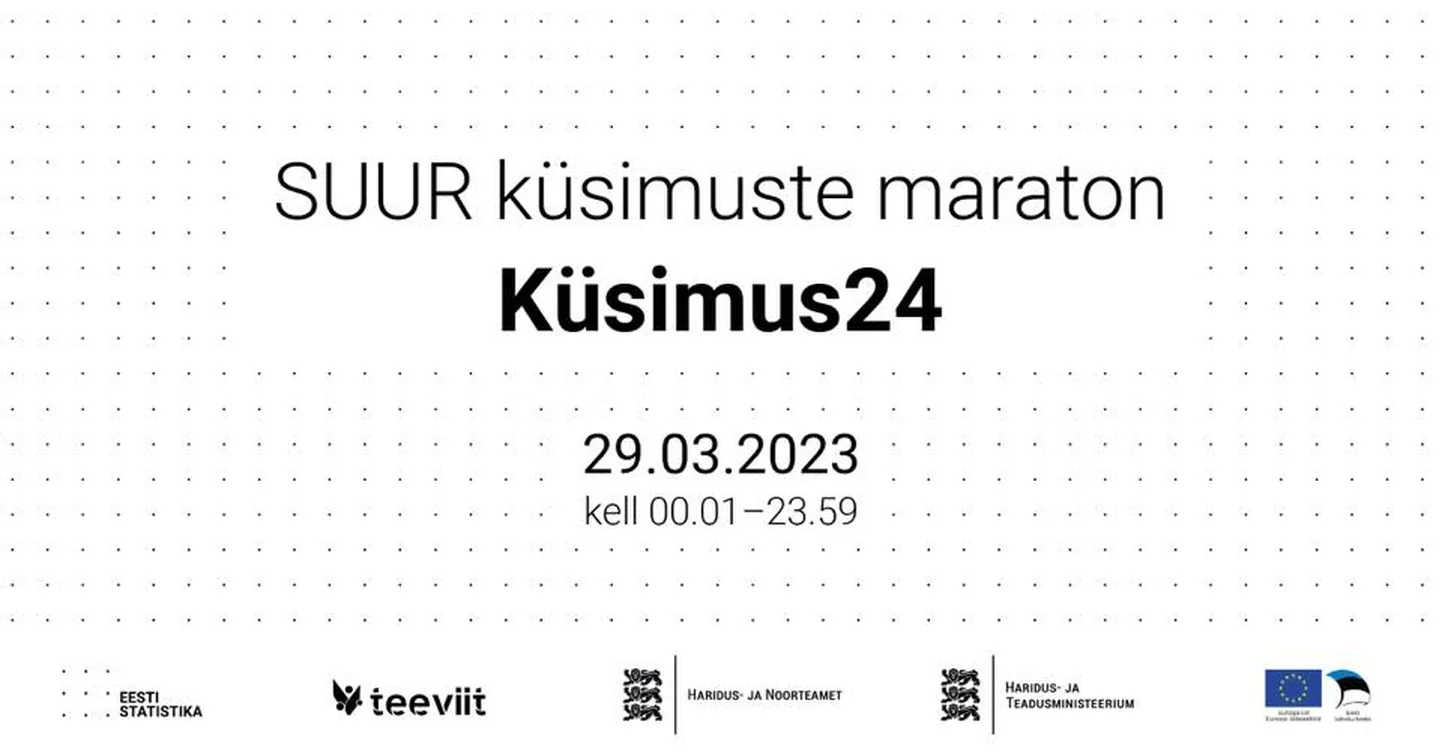 Statistikaamet korraldab suure küsimuste maratoni.