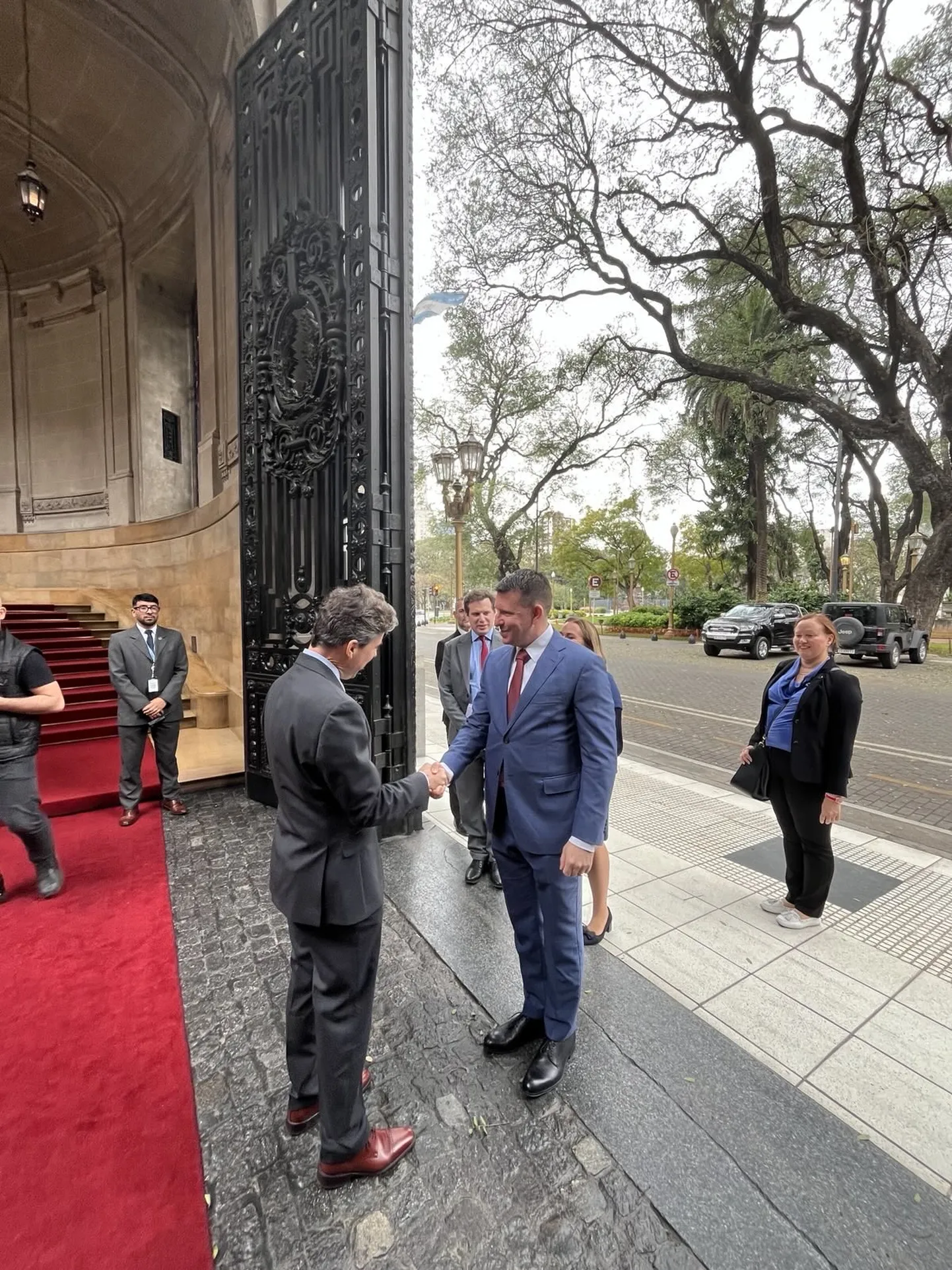 Välisministeeriumi kantsler Jonatan Vseviov viibis visiidil Argentinas ja Brasiilias.
