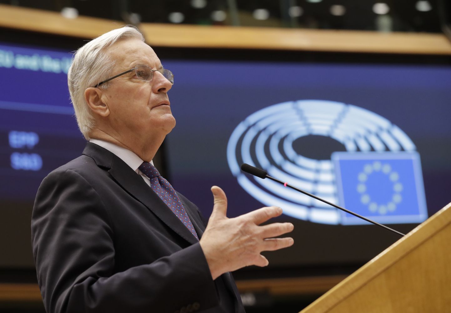 Euroopa Liidu pealäbirääkija Brexiti küsimustes Michel Barnier.