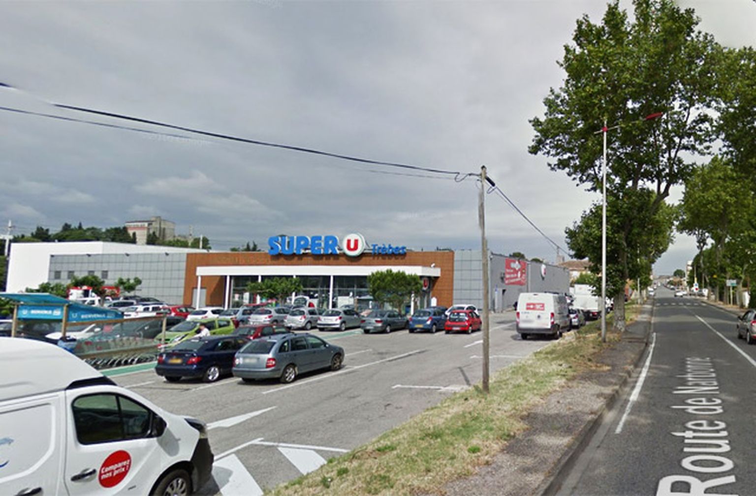 супермаркет Super U на юге Франции