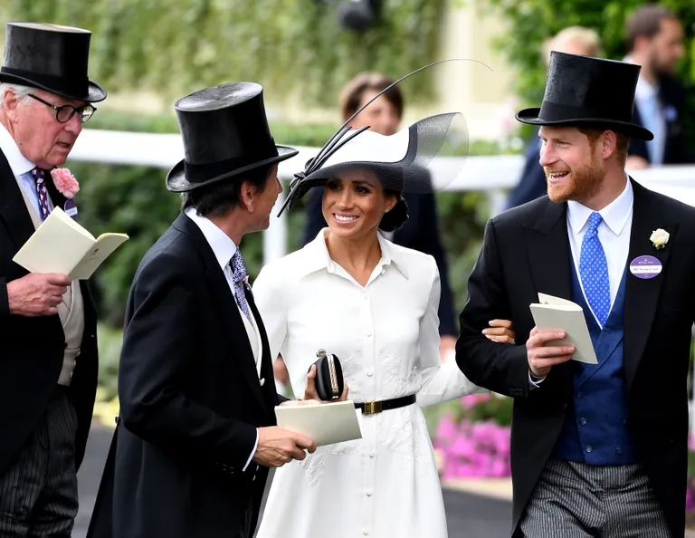 Prints Harry ja Sussexi hertsoginna Meghan Ascoti võiduajamistel 2018