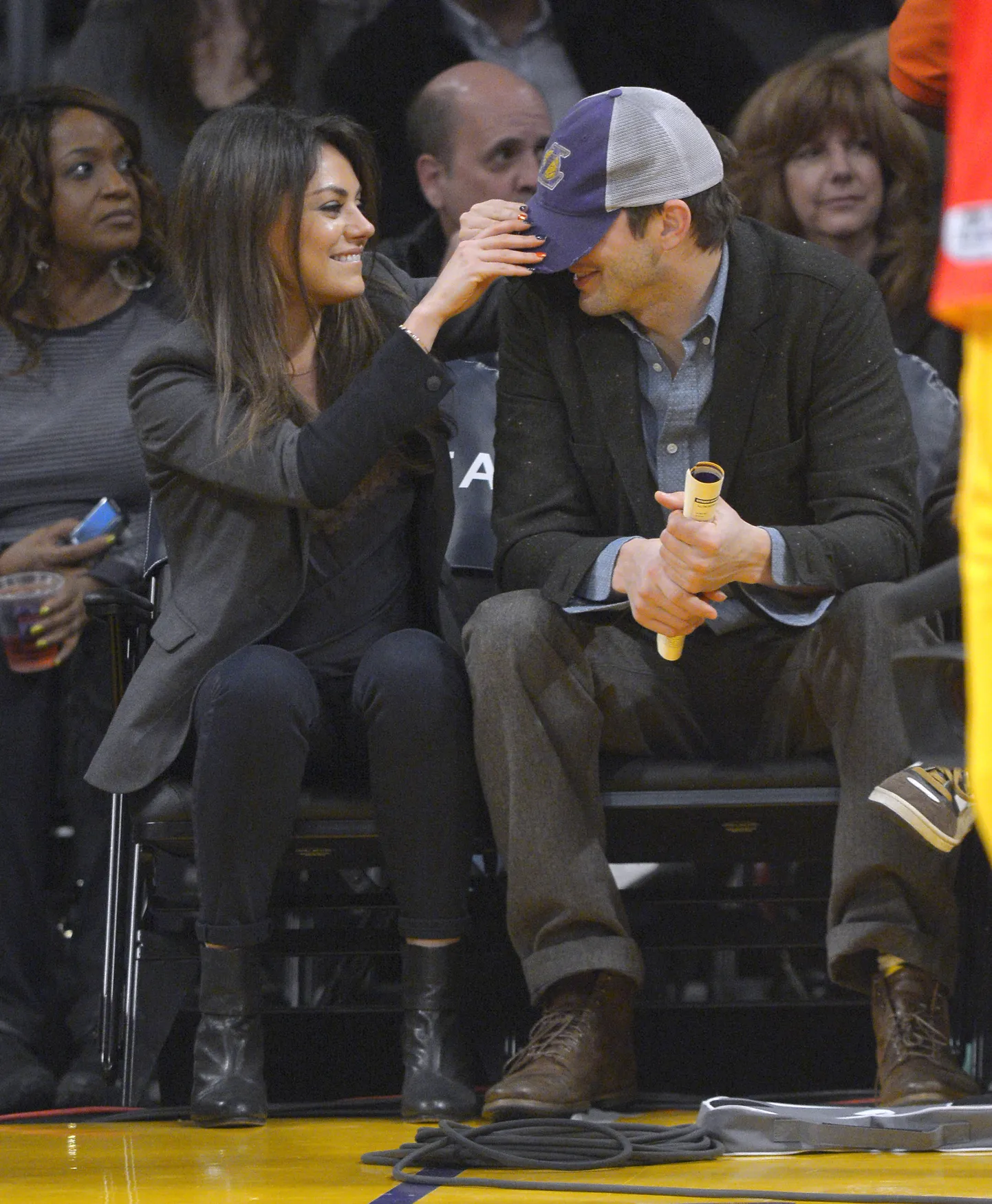 Mila Kunis ja Ashton Kutcher 2014. aastal.