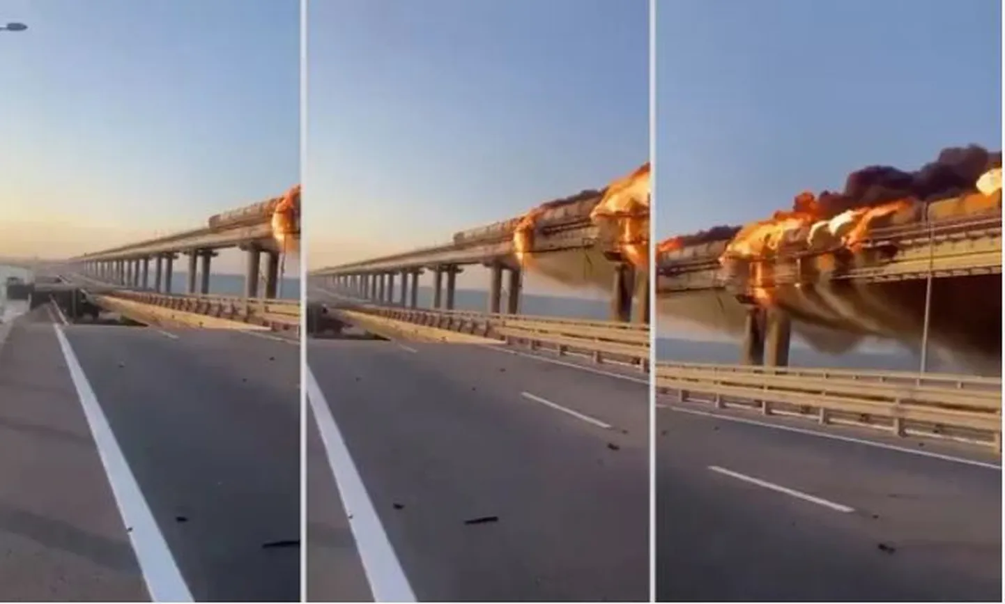 Kertši sild Krimmis. Foto aastast 2022.