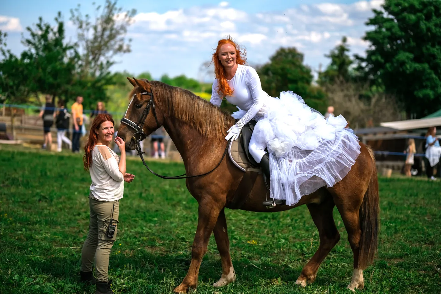 Ksenia Klotškova, Maria Goltsman ja uhke Slepõš.