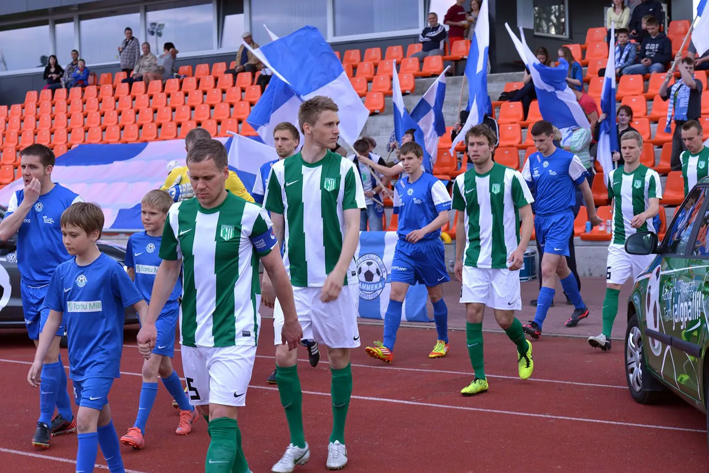 14. mail kohtusid Flora ja Tammeka Tartus Tamme staadionil. Mängu võitsid tallinlased tulemusega 4:1.