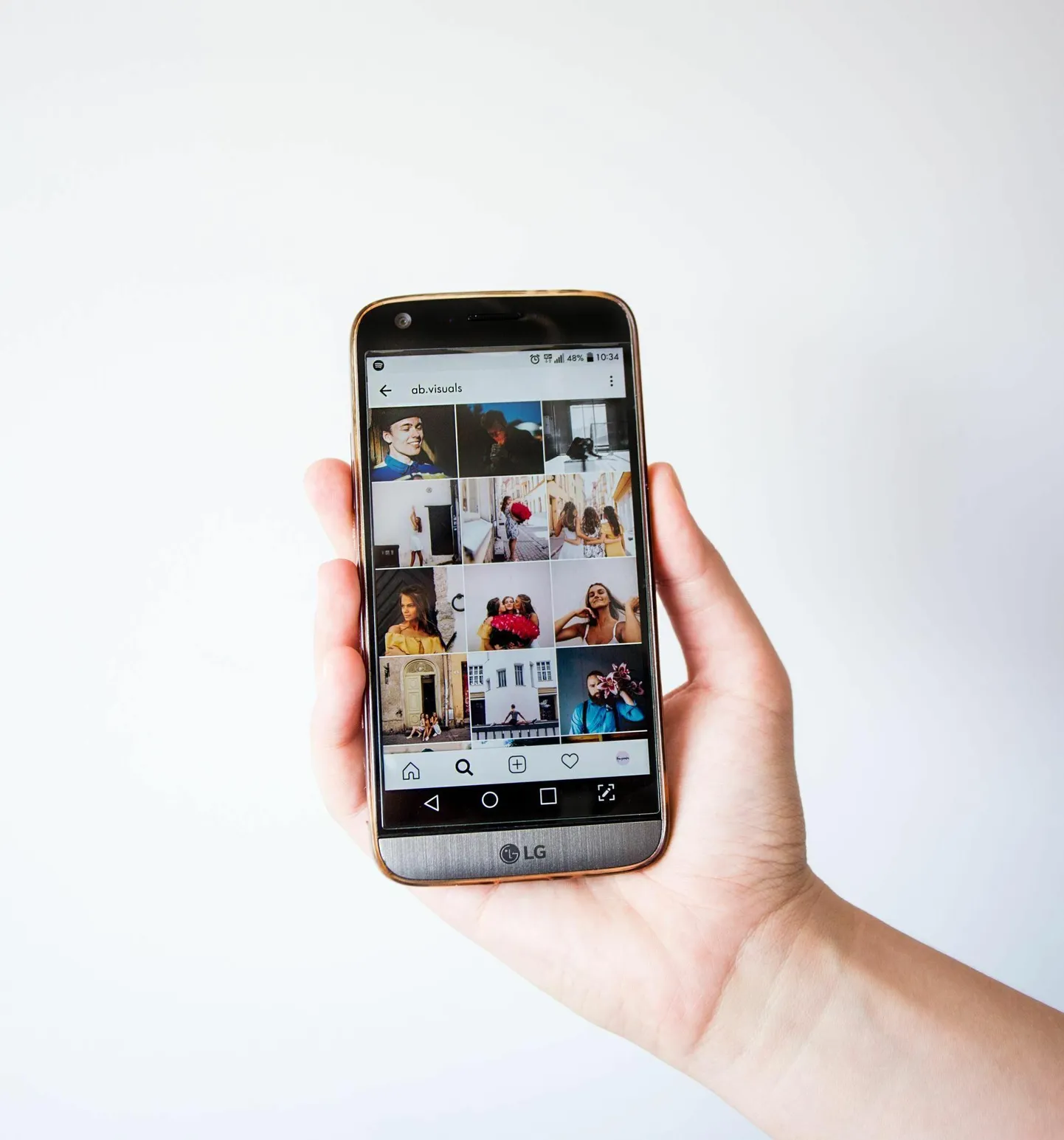 Sotsiaalmeedia platvorm Instagram. FOTO: Lilli Tölp