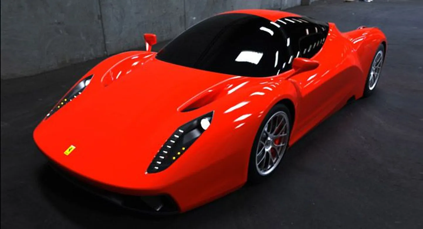 Disaineri nägemus Ferrari F70st.
