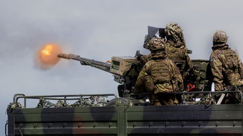 Kaitseväelased tõrjusid Rutja rannas õhusõidukeid