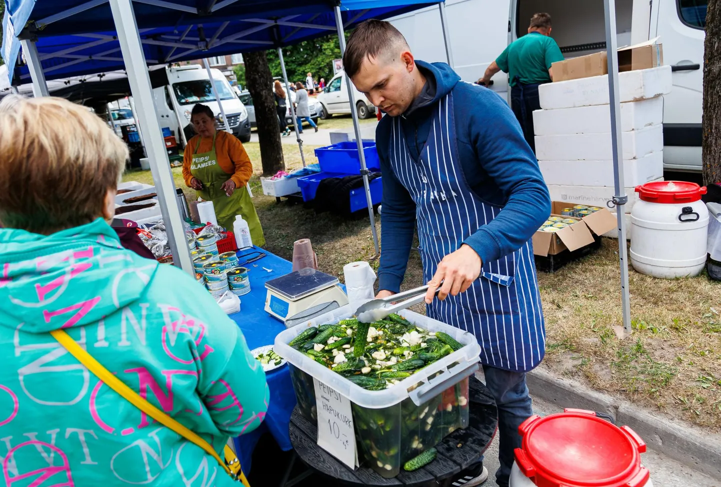 Liivimaa laat Valgas on kaksiklinna festivali lahutamatu osa.