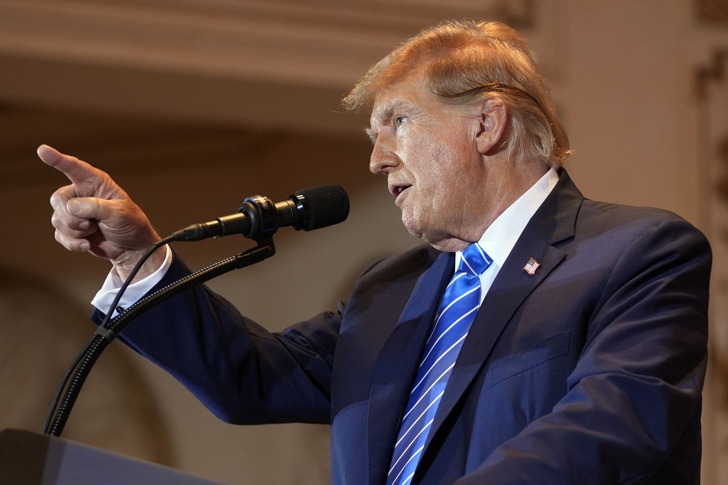Trump tähistas eelvalimiste superteisipäeva valimistulemusi Mar-a-Lago häärberis.