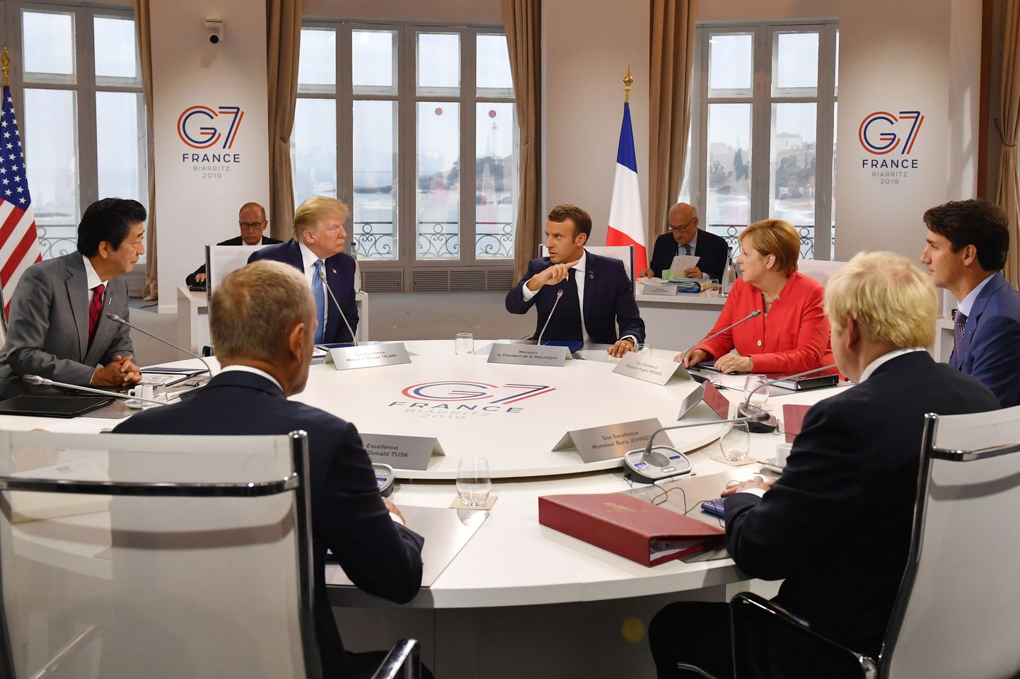 Саммит G7 во Франции, 2019 год.