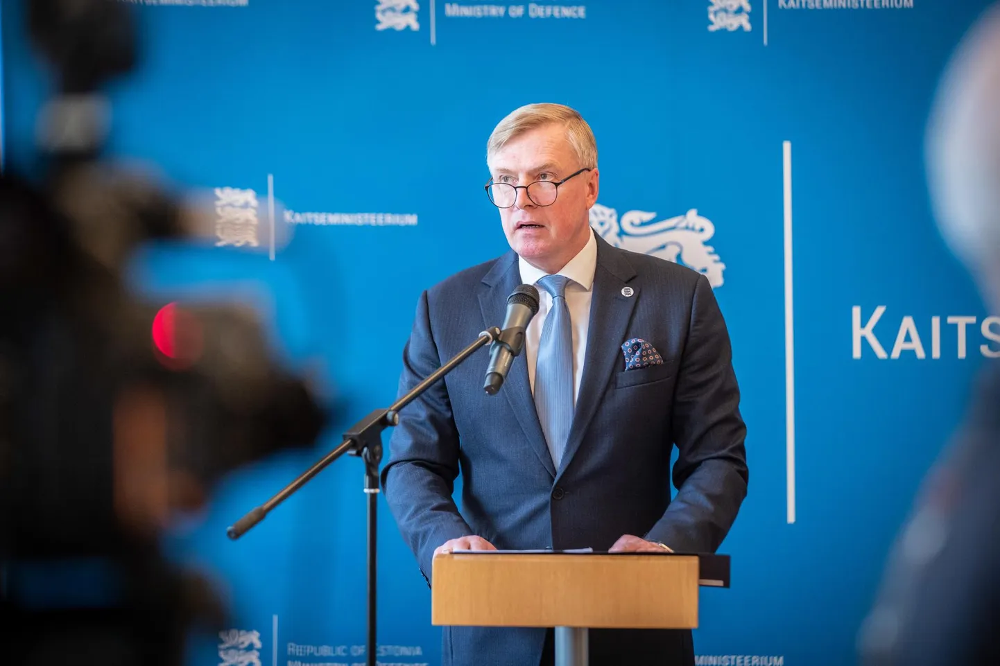 Kaitseminister Kalle Laanet.