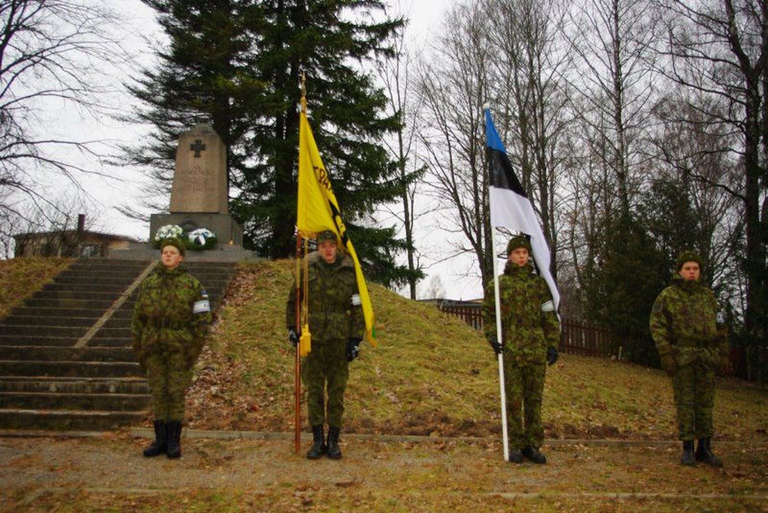 Täna mälestati Otepääl Eesti vabaduse eest võidelnuid.