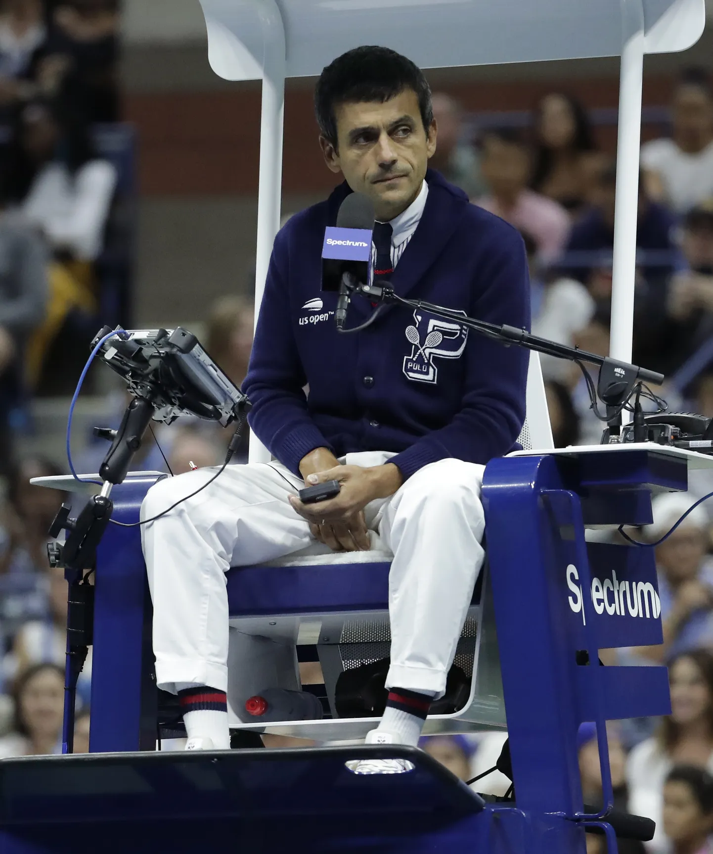 Tennisekohtunik Carlos Ramos.